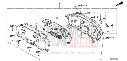 SPEEDOMETER (FJS400D8) FJS400D8 de 2008